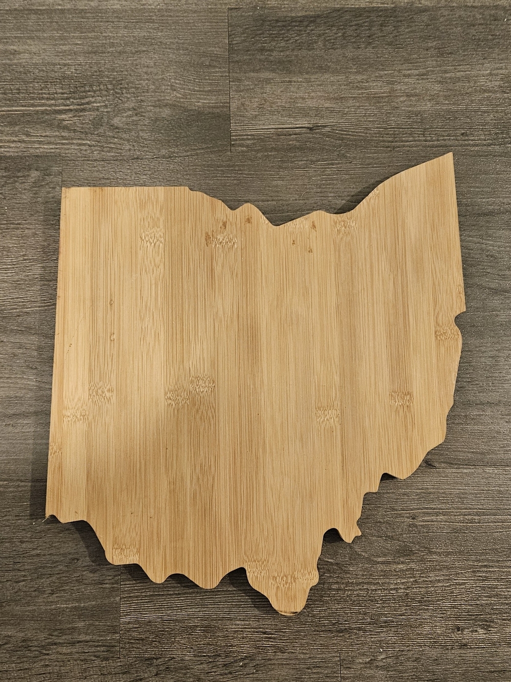 Ohio STATE  Shaped Wood Wall Decor Handmade